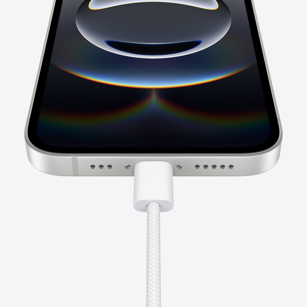 شارژ با سیم آیفون ۱۶ ای